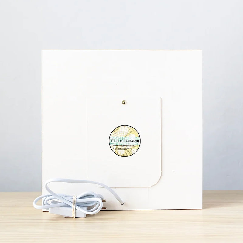 Caja de luz - "Cabañas" de Lady Desidia