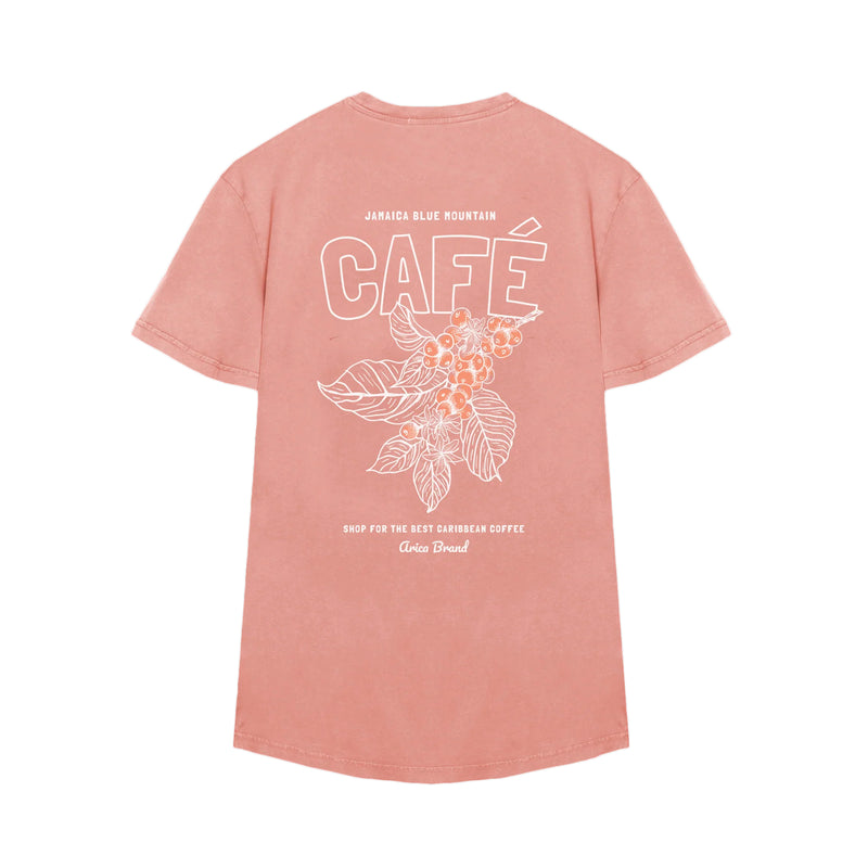 Camiseta Arica Brand - Café Peach ☕