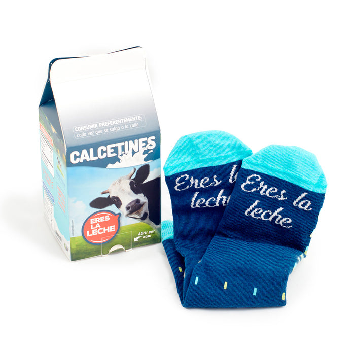Calcetines - "Eres la leche" 🐄