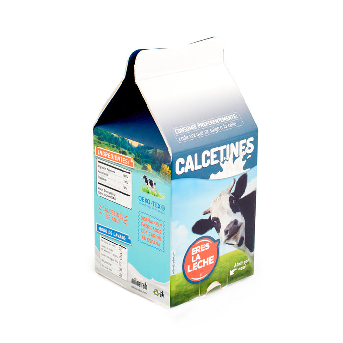 Calcetines - "Eres la leche" 🐄