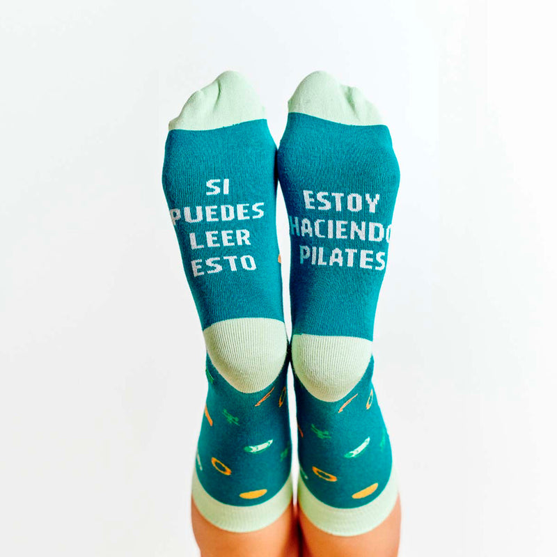 Calcetines - "Si puedes leer esto, estoy haciendo pilates"
