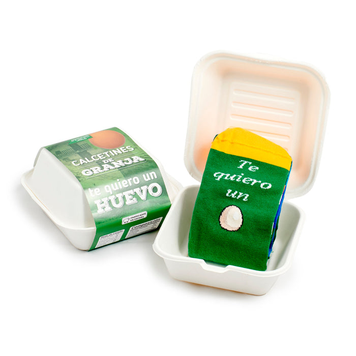 Calcetines - "Te quiero un huevo" 🍳