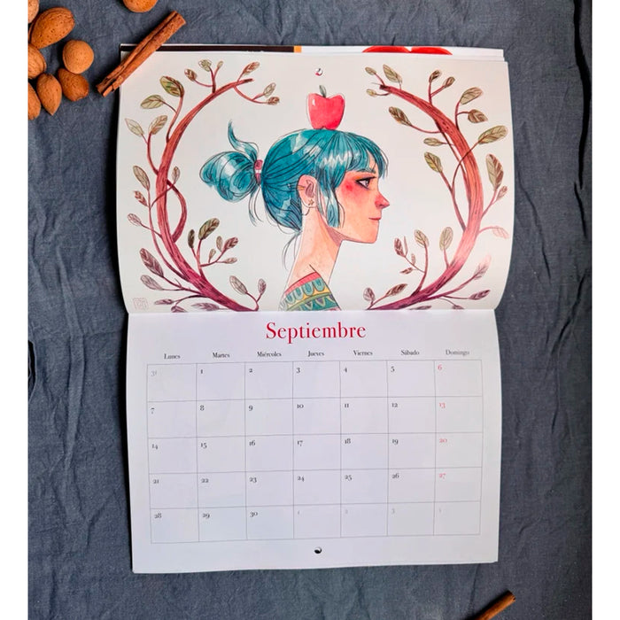 Calendario 2026 - Comer con los ojos