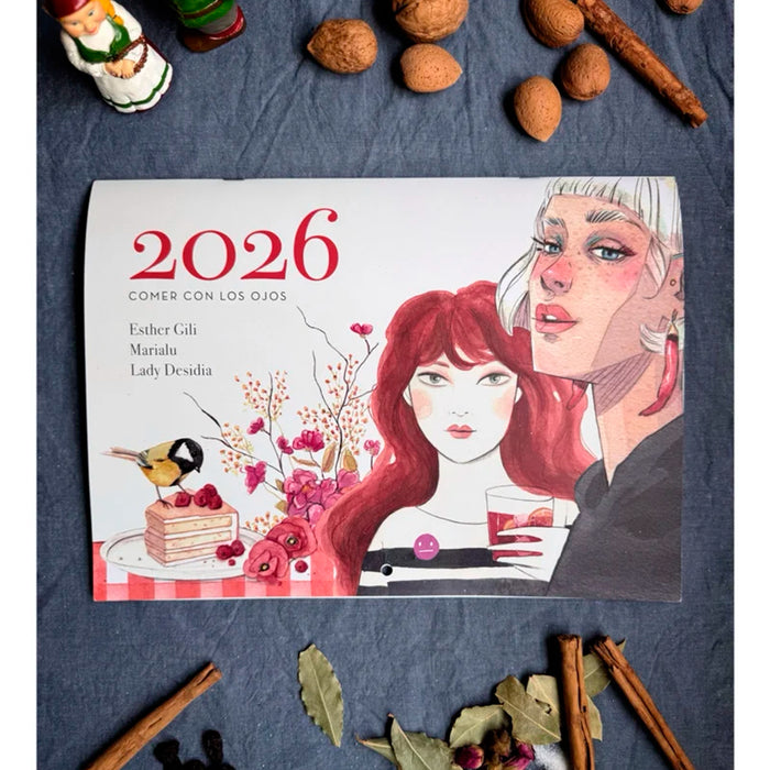 Calendario 2026 - Comer con los ojos
