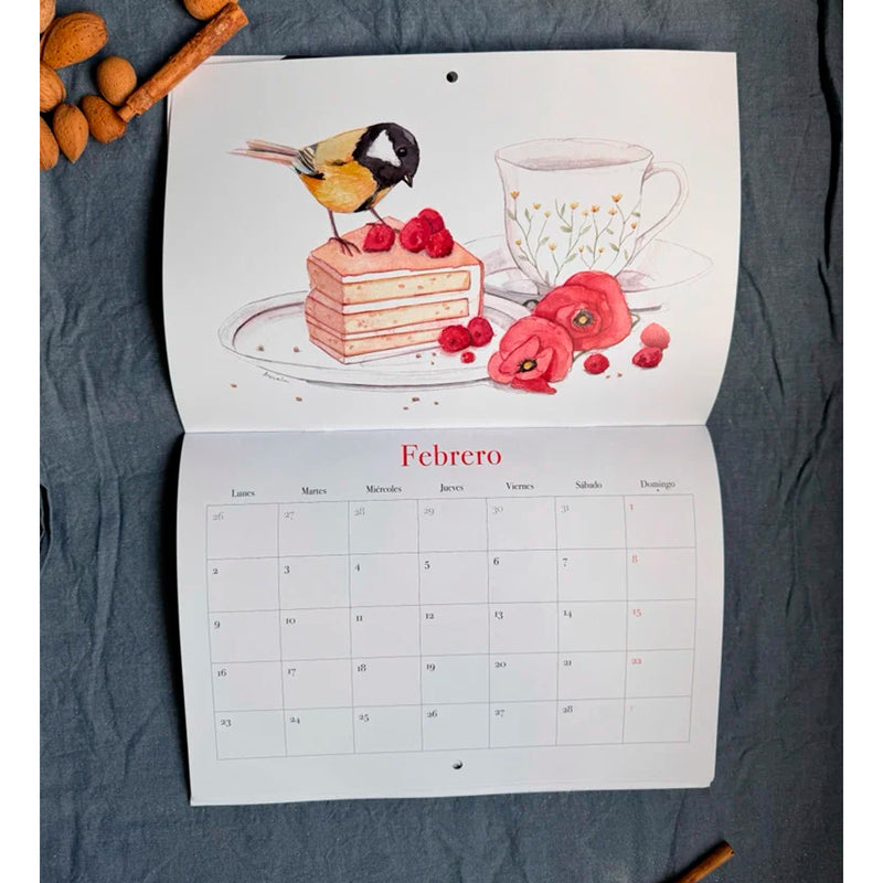 Calendario 2026 - Comer con los ojos