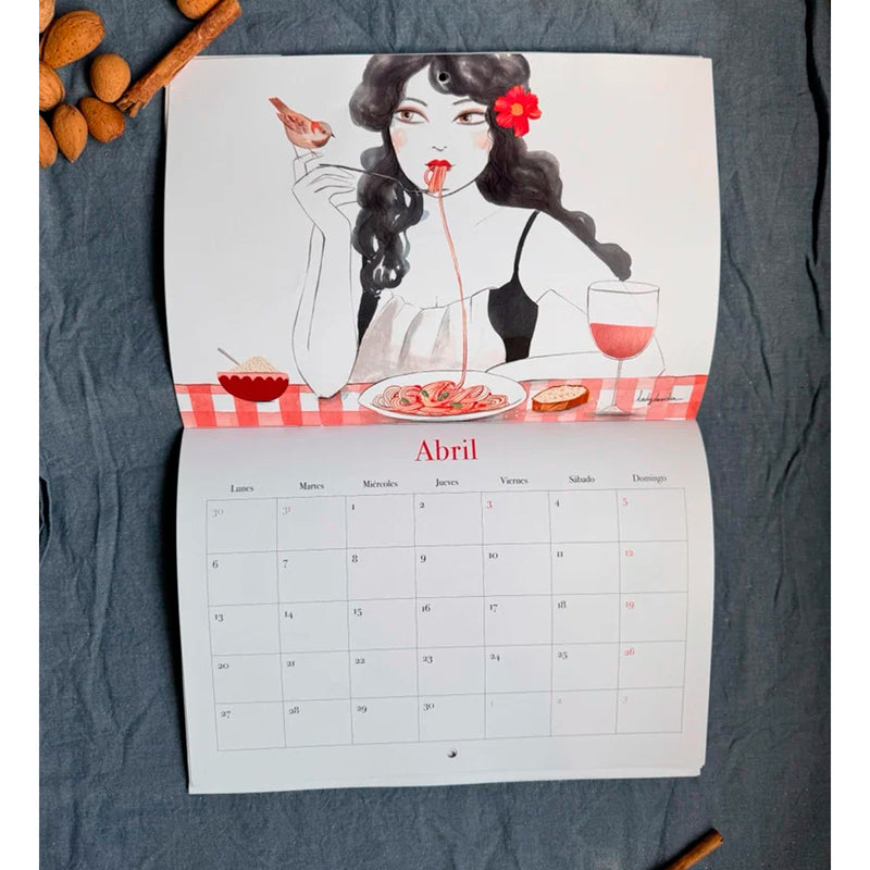 Calendario 2026 - Comer con los ojos