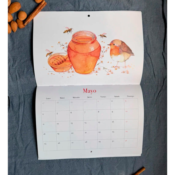 Calendario 2026 - Comer con los ojos