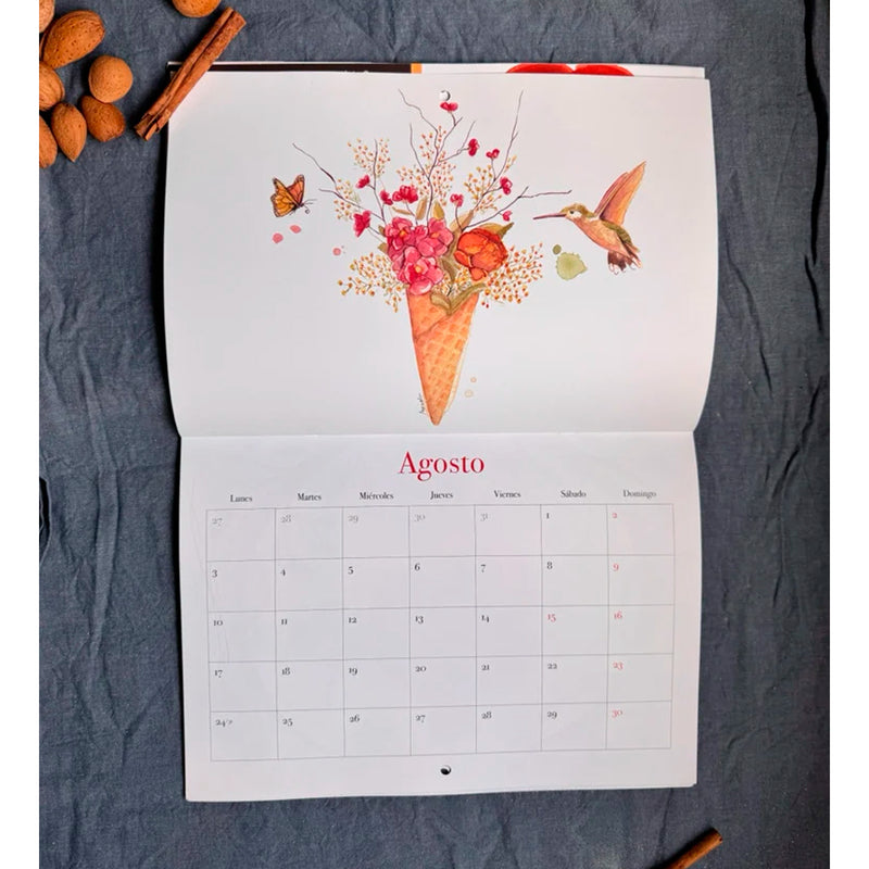 Calendario 2026 - Comer con los ojos