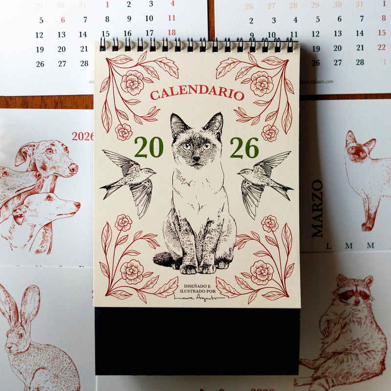 Calendario de Laura Agustí 2026 - Mesa