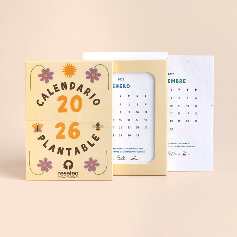 Calendario Plantable 2026
