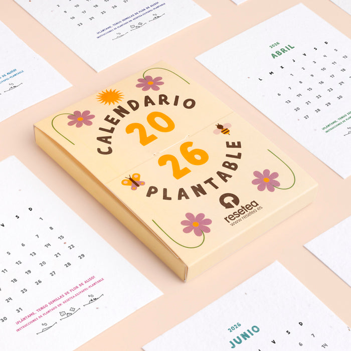 Calendario Plantable 2026