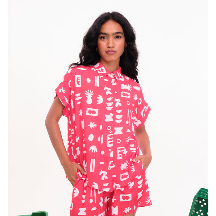 Camisa Béhulah - Jania Rojo