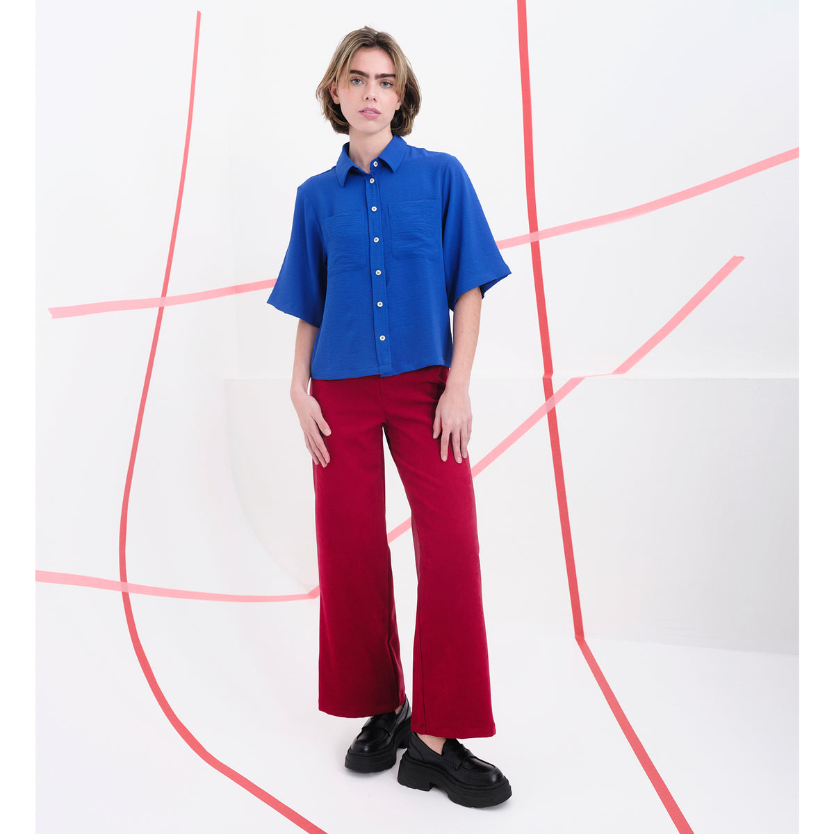 Camisa Béhulah - Jodorowsky Azul Klein