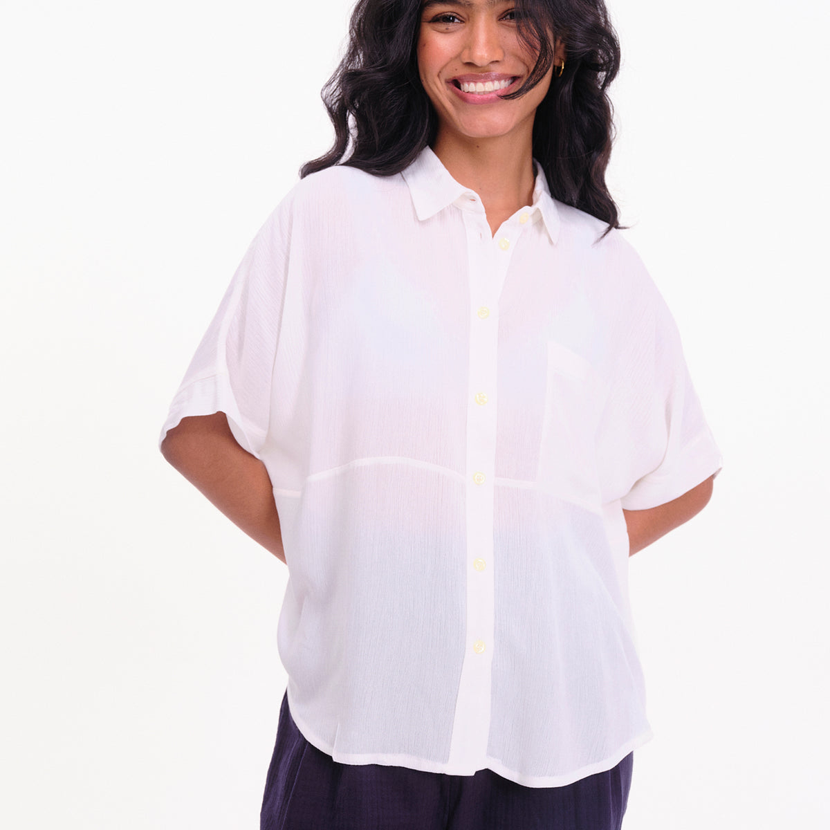 Camisa Béhulah - Sandal Blanco