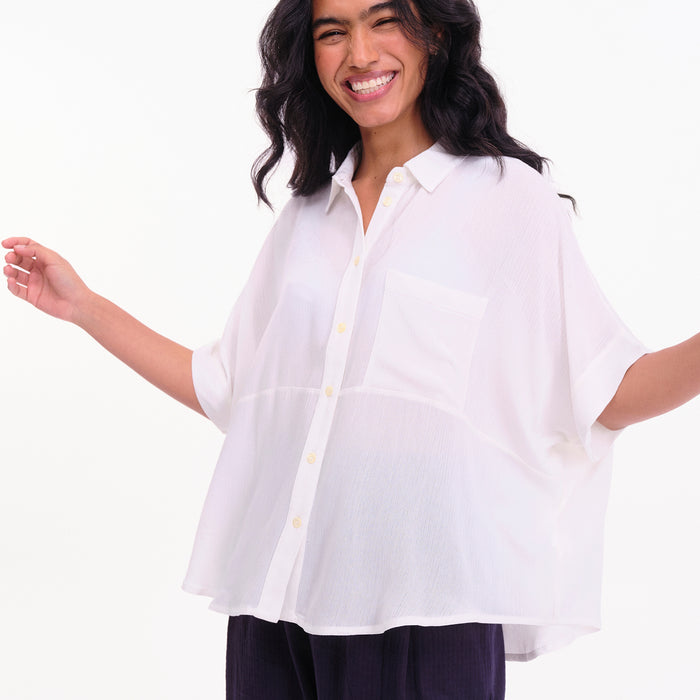 Camisa Béhulah - Sandal Blanco