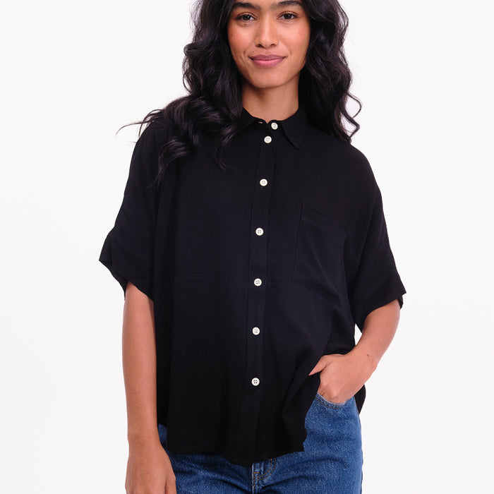 Camisa Béhulah - Sandal Negro