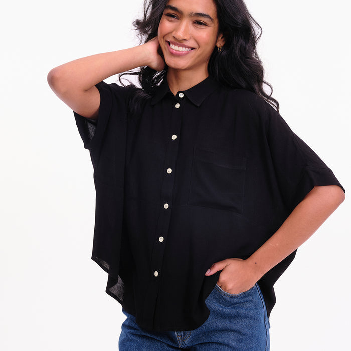 Camisa Béhulah - Sandal Negro