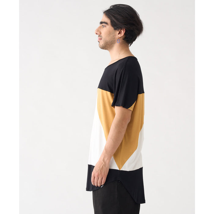 Camiseta Pitagora - Aequilaterus Negro Mostaza