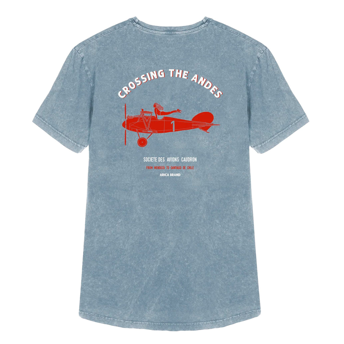 Camiseta Arica Brand - Los Andes Dusty Green