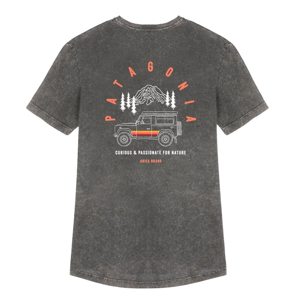 Camiseta Arica Brand - Defender Grey 🚙