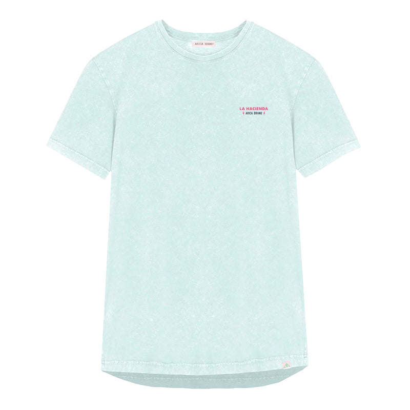 Camiseta Arica Brand - Hacienda Pale Blue 🌮🌊