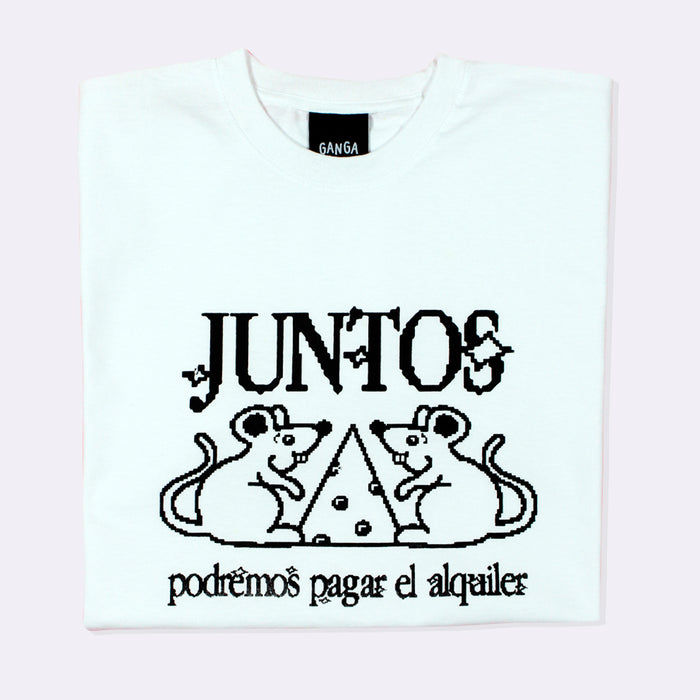 Camiseta Ganga - "Juntos podremos pagar el alquiler" 🐭