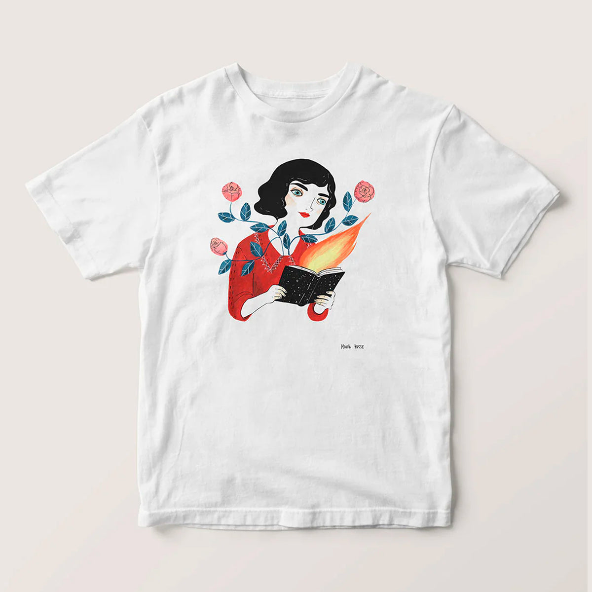 Camiseta - "Lectora" de María Hesse