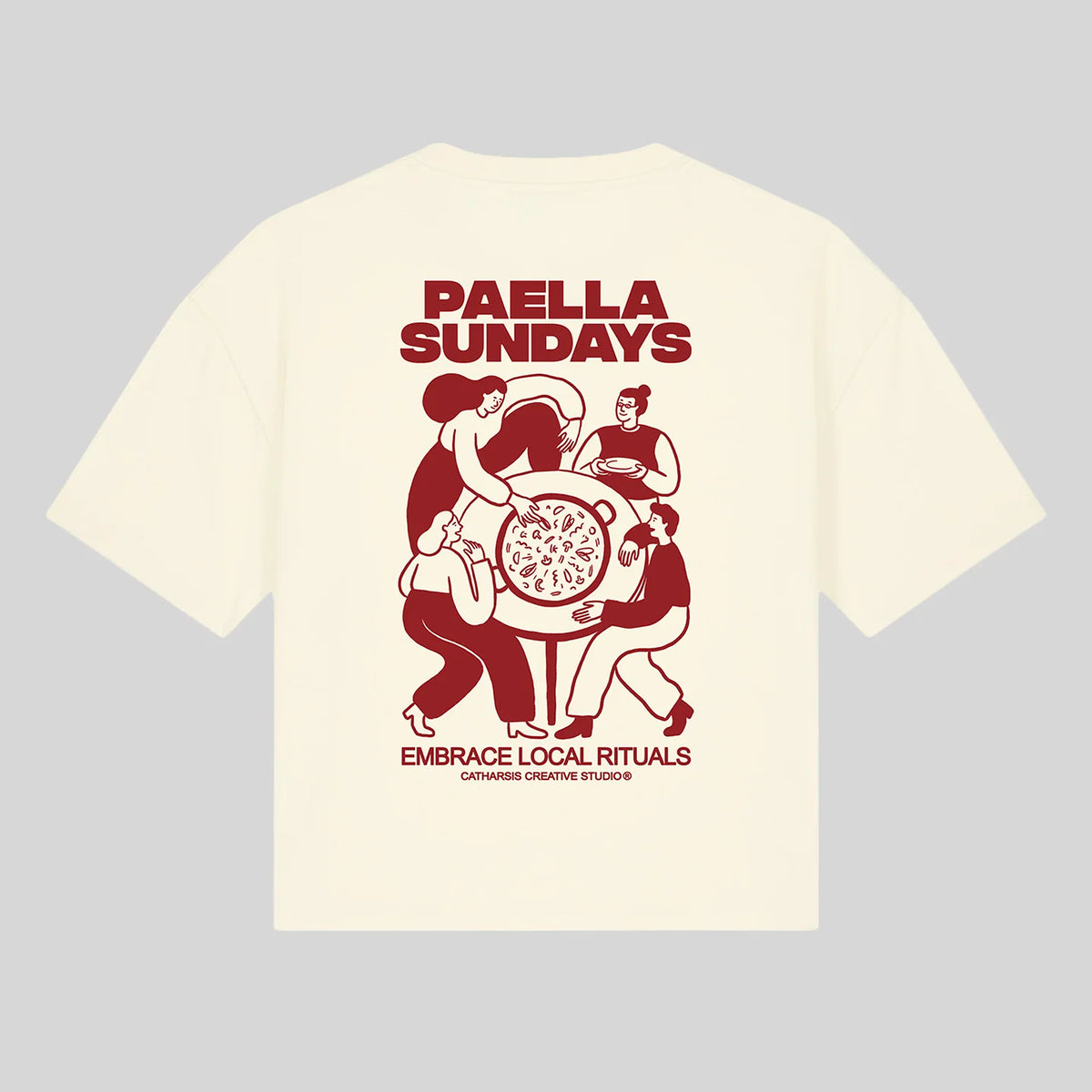 Camiseta Catharsis - Paella Sundays Cropped 🥘🦞