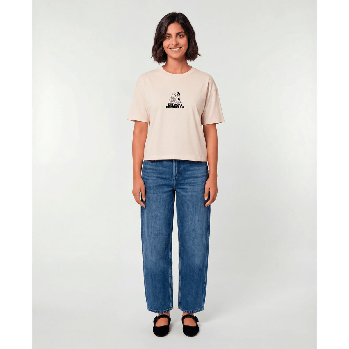 Camiseta Catharsis - Perdona, Mis Niños Me Esperan Cropped