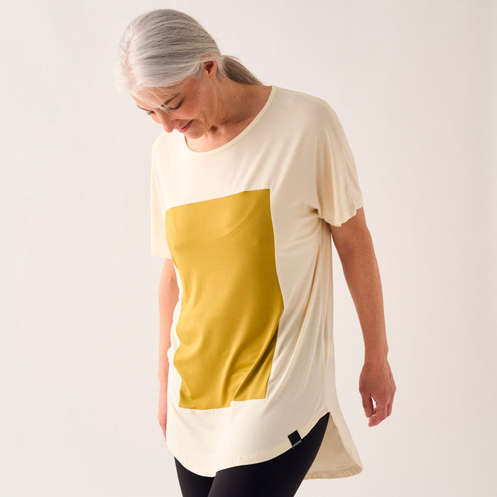 Camiseta Pitagora - Quadrilateral Marfil Vanilla