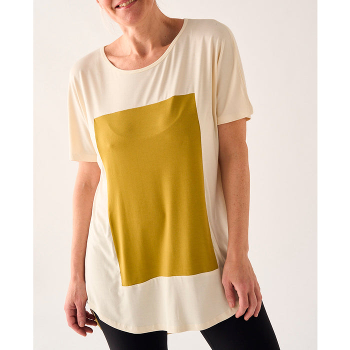 Camiseta Pitagora - Quadrilateral Marfil Vanilla