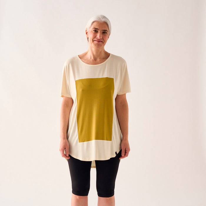 Camiseta Pitagora - Quadrilateral Marfil Vanilla