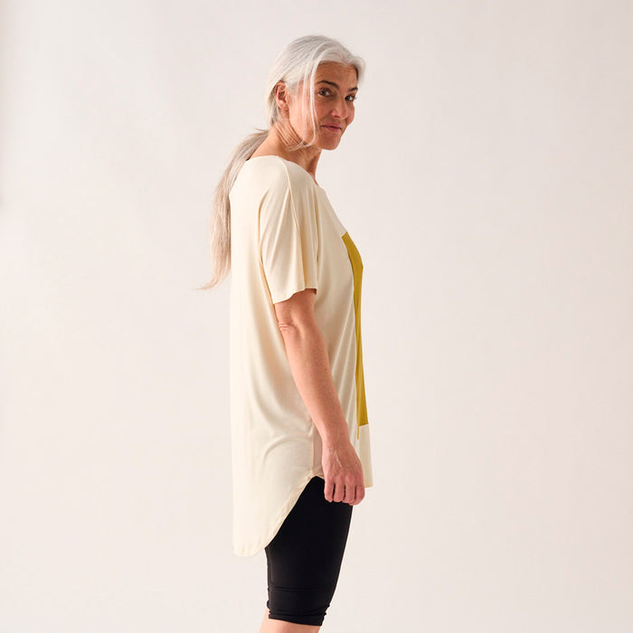 Camiseta Pitagora - Quadrilateral Marfil Vanilla