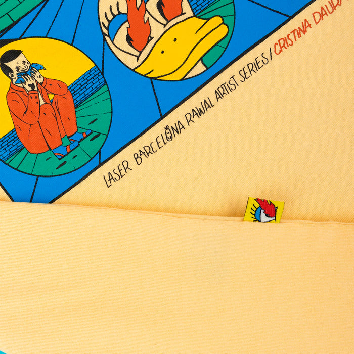 Camiseta Laser Barcelona - Rawal Artist Series X Cristina Daura Pastel Yellow