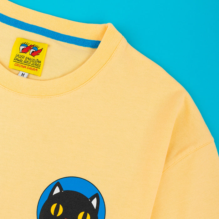 Camiseta Laser Barcelona - Rawal Artist Series X Cristina Daura Pastel Yellow
