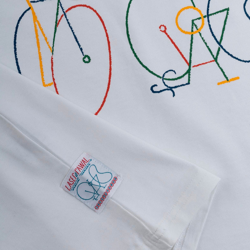 Camiseta Laser Barcelona - Rawal Artist Series X Joren Joshua White