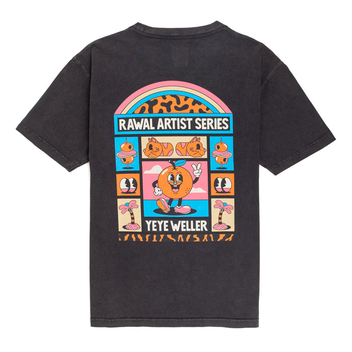Camiseta Laser Barcelona - Rawal Artist Series X Yeye Weller Faded Black