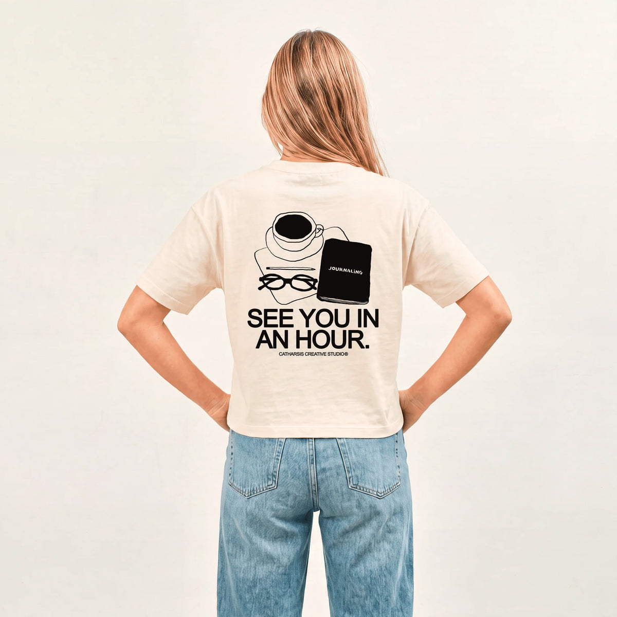 Camiseta Catharsis - See You In An Hour Cropped ☕📓