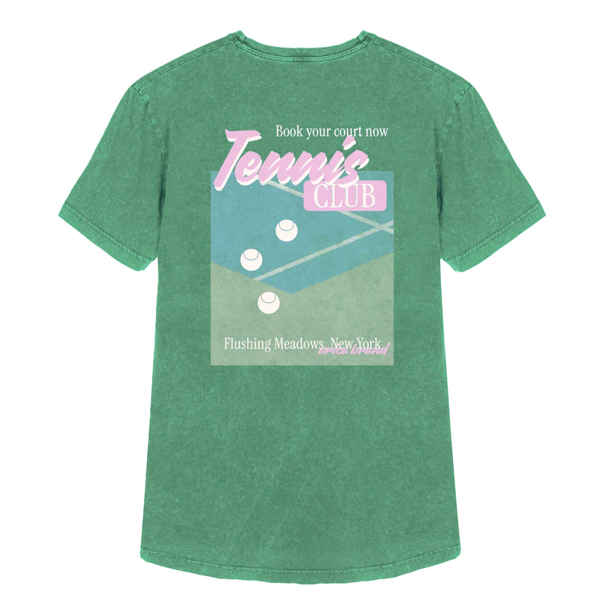 Camiseta Arica Brand - Tennis Musk Green 🎾
