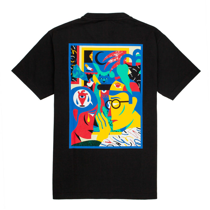 Camiseta Laser Barcelona - Rawal Artist Series X Akacorleone The Heartbreak Black