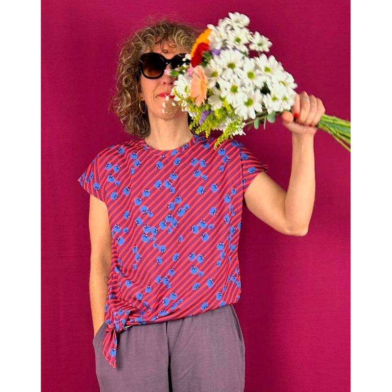 Camiseta La Compiano - Vitta Blue Cherry