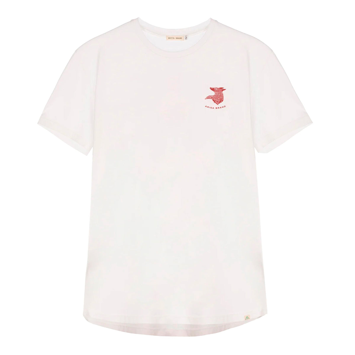 Camiseta Arica Brand - Wild White 🐺🌑