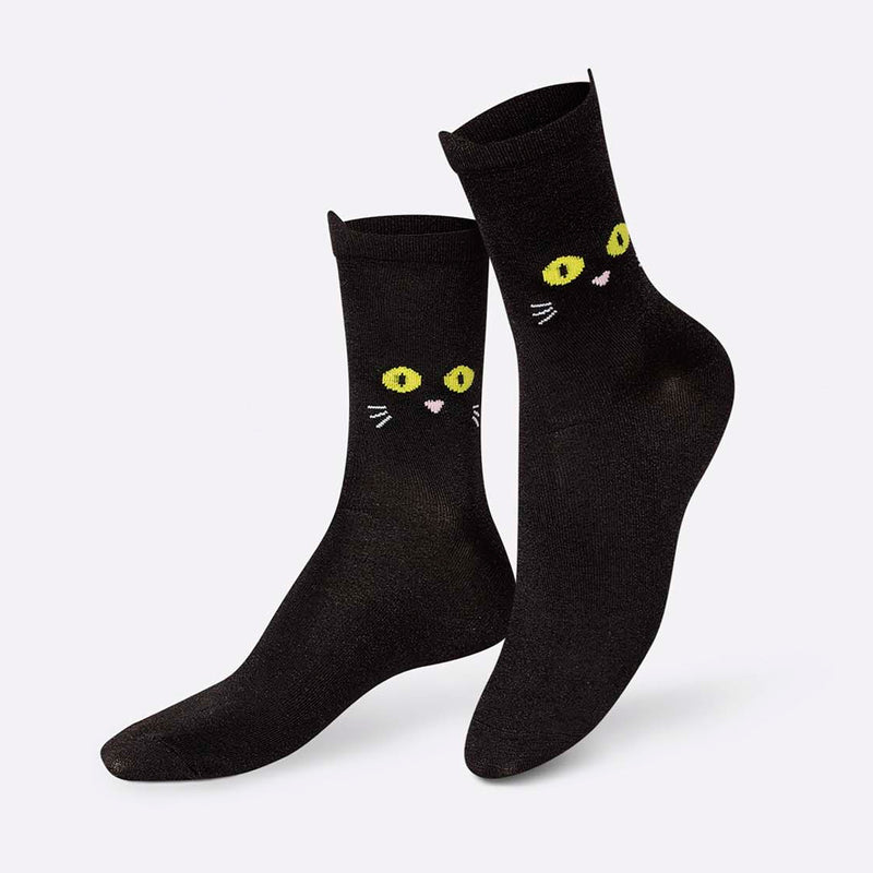 Calcetines Eat my socks - Cat Walk Black 🐱