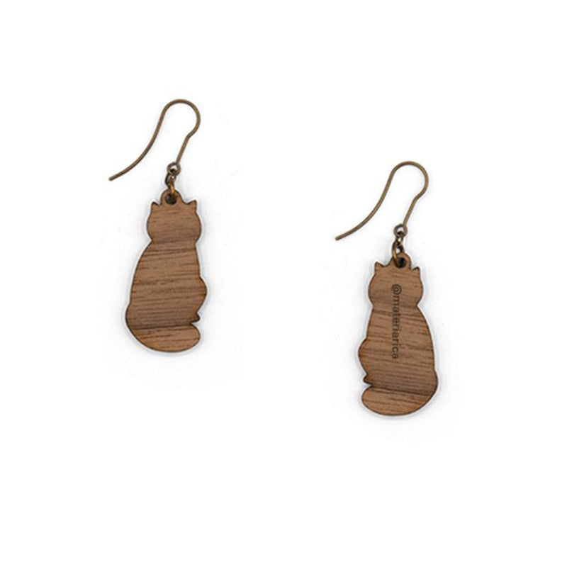 Pendientes Materia Rica - Cat with brown spots