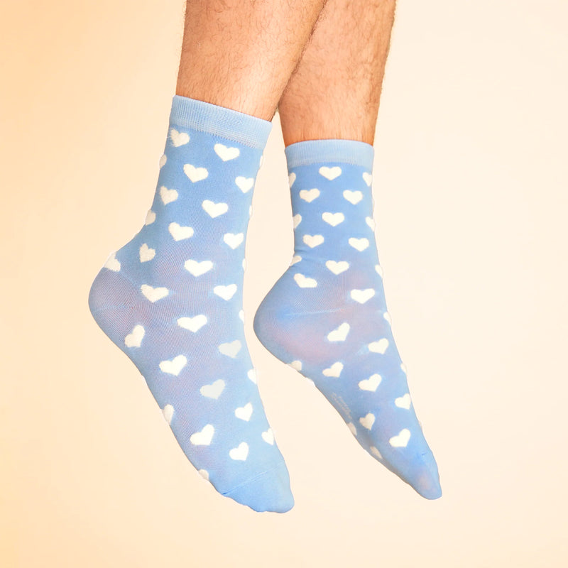 Calcetines - Corazón Blanco 🤍