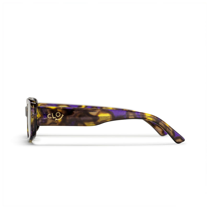 Gafas de sol - Chloe Purple and yellow turtle