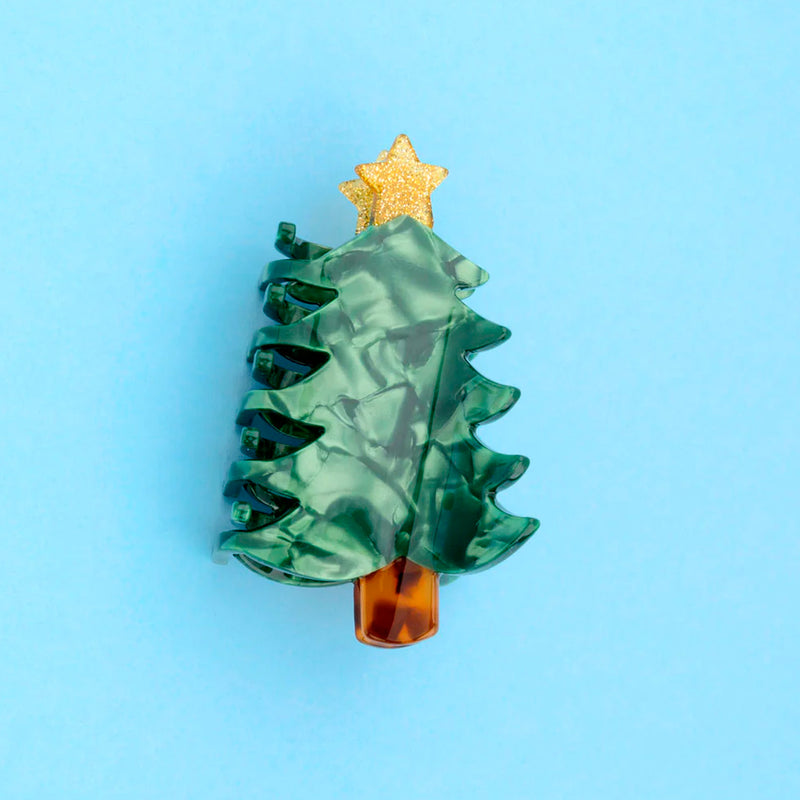 Pinza para el pelo - Árbol de Navidad 🎄