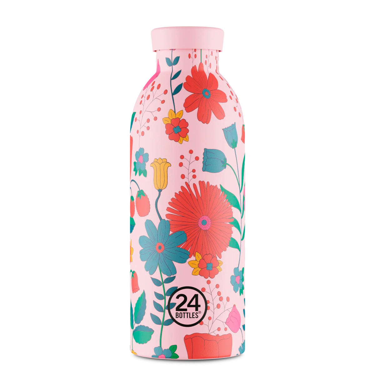 Botella de acero inoxidable 500 ml 24Bottles - Clima Bloom Bloom Pink