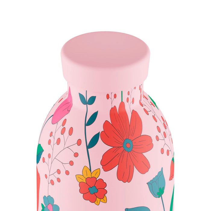 Botella de acero inoxidable 500 ml 24Bottles - Clima Bloom Bloom Pink
