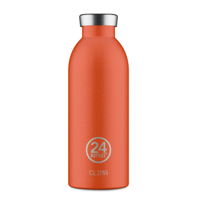 Botella de acero inoxidable 500 ml 24Bottles - Clima Sunset Orange